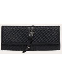 Liffner - Belted Clutch Raffia - Lyst