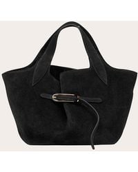Liffner - Belted Tote Mini Suede - Lyst