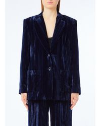 Liu Jo - Blazer En Velours - Lyst