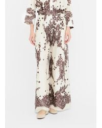 Liu Jo - Liu Jo Hose Aus Bedrucktem Twill - Lyst