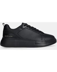 Liu Jo - Liu Jo Plateau-Sneaker Aus Leder - Lyst