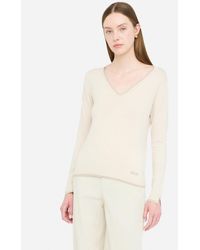 Liu Jo - Liu Jo Pullover Mit V-Ausschnitt - Lyst
