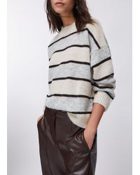 Liu Jo - Jersey A Rayas De Lana Y Alpaca - Lyst