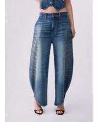Liu Jo - Jeans Balloon Con Micro-Strass - Lyst