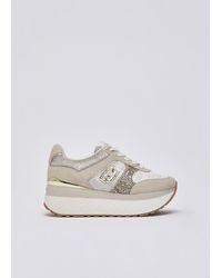 Liu Jo - Baskets Super Plateforme Effet Velours - Lyst