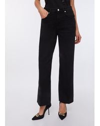 Liu Jo - Liu Jo Jean Taille Basse À Jambe Large - Lyst