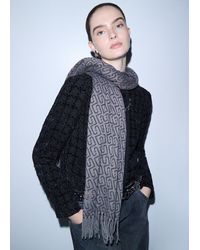 Liu Jo - Stola Mit Monogramm-Logo - Lyst