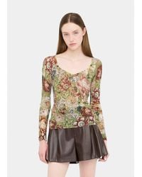 Liu Jo - Liu Jo Pullover Mit V-Ausschnitt - Lyst