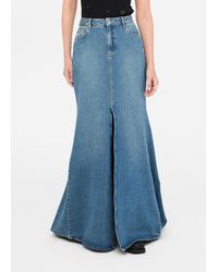 Liu Jo - Liu Jo Mermaid-Rock Aus Denim - Lyst