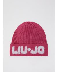 Liu Jo - Liu Jo Bonnet En Laine Mélangée - Lyst
