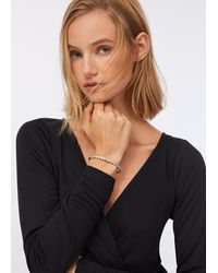 Liu Jo - Liu Jo Bracelet Jonc Avec Pierres En Verre - Lyst