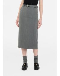 Liu Jo - Liu Jo Jupe Mi-Longue Avec Ceinture Bijou - Lyst
