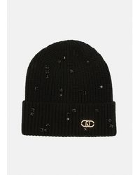 Liu Jo - Liu Jo Bonnet Avec Strass Et Perles - Lyst