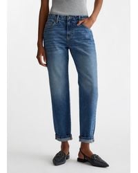 Liu Jo - Liu Jo Boyfriend-Jeans Mit Niedrigem Bund - Lyst