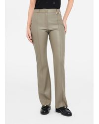 Liu Jo - Liu Jo Flare-Hose Aus Beschichtetem Gewebe - Lyst