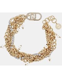 Liu Jo - Liu Jo Mehrreihiges Armband Mit Strass - Lyst