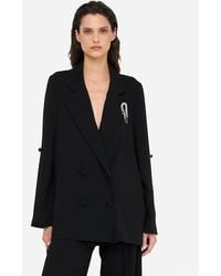 Liu Jo - Liu Jo Blazer Aus Kreppsatin - Lyst