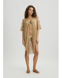 Liu Jo - Liu Jo Poncho Lurex - Lyst