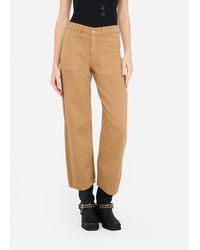 Liu Jo - Liu Jo Pantalon Carotte À Taille Haute - Lyst