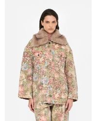 Liu Jo - Liu Jo Jacke Mit Kunstpelzkragen - Lyst