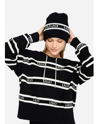 Liu Jo - Liu Jo Beanie-Mütze Mit Logo - Lyst