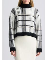 Liu Jo - Liu Jo Pullover Mit Schottenkaros Aus Wolle Und Alpaka - Lyst