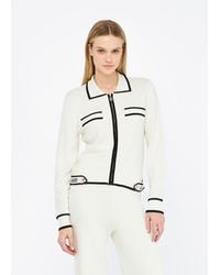 Liu Jo - Liu Jo Cardigan Mit Reißverschluss - Lyst