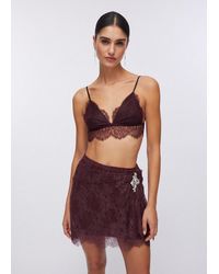 Liu Jo - Liu Jo Brassière En Dentelle Chantilly - Lyst