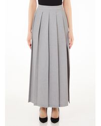 Liu Jo - Liu Jo Gonna A Pieghe In Twill - Lyst