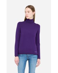 Liu Jo - Liu Jo Pull À Col Roulé Avec Détails En Lurex - Lyst