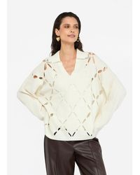 Liu Jo - Liu Jo Maglia 100% Lana Con Ricami Gioiello - Lyst
