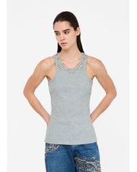Liu Jo - Liu Jo Top Avec Applications Bijoux - Lyst