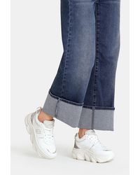 Liu Jo - Liu Jo Sneakers À Semelle Épaisse En Cuir Avec Glitter - Lyst
