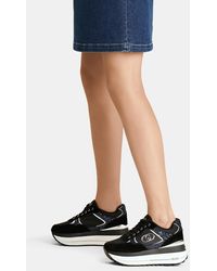 Liu Jo - Liu Jo Sneakers À Plateforme Épaisse En Glitter Et En Nylon - Lyst