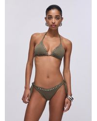 Liu Jo - Top De Bikini Y Braguita Con Tachuelas - Lyst