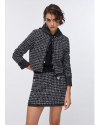 Liu Jo - Chaqueta Cuadrada De Tejido Bouclé - Lyst
