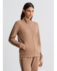 Liu Jo - Liu Jo Felpa Marrone Con Strass - Lyst