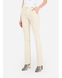 Liu Jo - Liu Jo Bootcut-Hose Aus Samt - Lyst