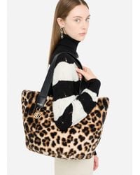 Liu Jo - Liu Jo Große Hobobag Aus Kunstpelz - Lyst