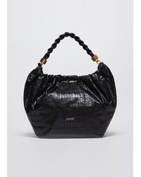 Liu Jo - Liu Jo Große Hobobag Mit Kroko-Print - Lyst