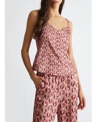 Liu Jo - Liu Jo Top Con Stampa Geometrica - Lyst