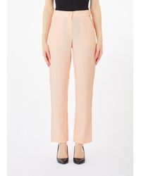 Liu Jo - Liu Jo Pantalon En Lin Mélangé - Lyst