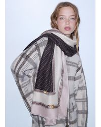 Liu Jo - Stola Mit Monogramm-Logo - Lyst