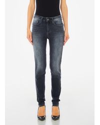 Liu Jo - Liu Jo Jean Skinny Botton Up - Lyst