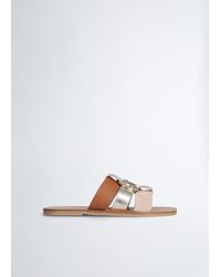 Liu Jo - Liu Jo Pantolette Mit Logo - Lyst