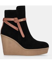 Liu Jo - Liu Jo Bottines En Daim Avec Semelle Compensée - Lyst