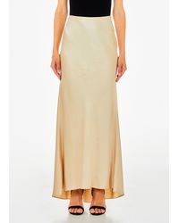 Liu Jo - Liu Jo Jupe Longue De Tailleur En Satin - Lyst