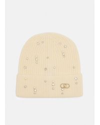 Liu Jo - Liu Jo Bonnet Avec Strass Et Perles - Lyst