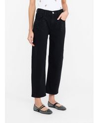 Liu Jo - Liu Jo Jeans Boyfriend Con Strass - Lyst