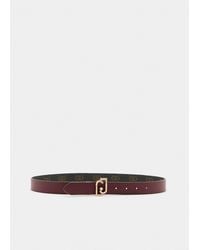Liu Jo - Cinturón Reversible Con Logotipo - Lyst